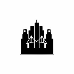 Obraz premium creative details Cityscape Icon Vector Illustration