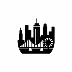 creative details Cityscape Icon Vector Illustration