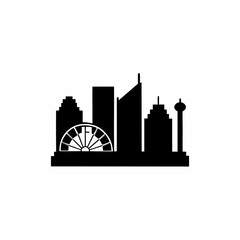 Obraz premium creative details Cityscape Icon Vector Illustration