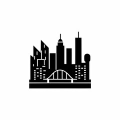 Obraz premium creative details Cityscape Icon Vector Illustration