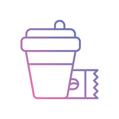 Coffee To Go icon vector stock illustration