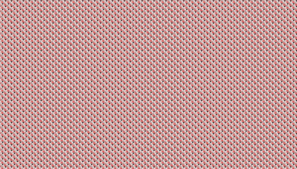Abstract seamless pattern resembling fine digital noise or textured tweed fabric with intermixed pink, red, and white pixels
