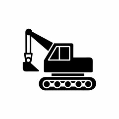 creative details Construction Crane Icon Vector Illustration