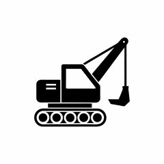 creative details Construction Crane Icon Vector Illustration