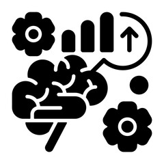 Brain Performance Tracking Icon