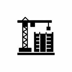 creative details Building Site Icon Vector Illustration