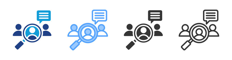 Interventional Research icon set multiple style collection