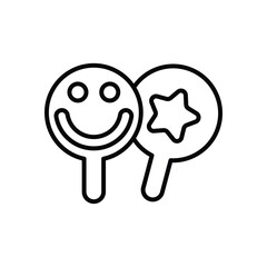 Cutting icon vector stock illustration