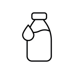 Milk icon vector stock illustration