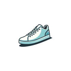 Sneaker shoes logo template
