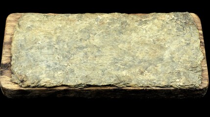 Fototapeta premium Rustic wooden plank with aged and weathered texture against a dark background