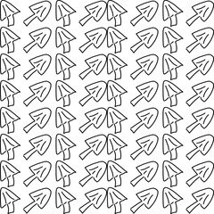 Seamless pattern with hand drawn doodle mushrooms. Vector illustration.
