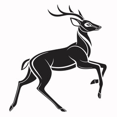 deer silhouette vector