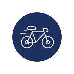 Fototapeta premium Cycling icon vector stock illustration