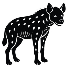 hyaena vector silhouette