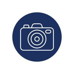Camera icon vector stock illustration