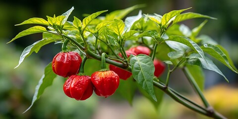 Obraz premium Chili Peppers on Vine