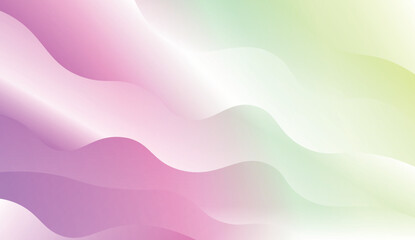 Fototapeta premium Wave Modern Background. For Business Presentation Wallpaper, Flyer, Cover. Vector Illustration with Color Gradient.