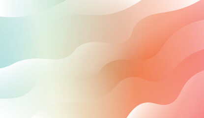 Fototapeta premium Futuristic Color Design Geometric Wave Shape. For Business Presentation Wallpaper, Flyer, Cover. Vector Illustration with Color Gradient.