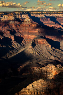Sunset from south rim, Grand Canyon National Park, Arizona