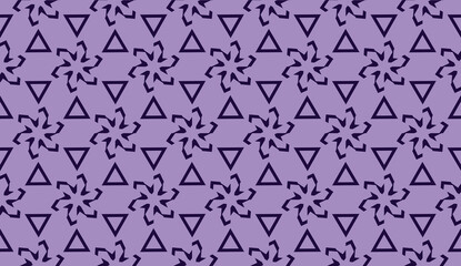 Elegant seamless background with polygonal line. Triangular style. Vector illustration. Light, dark purple color. Modern design for you business, project.