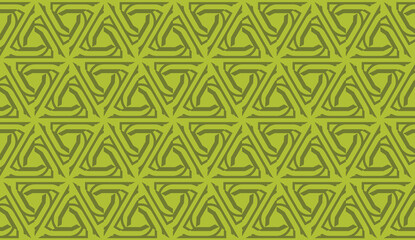 Pattern with polygonal geometric elements. Vector Seamless illustration. Template for wallpaper, interior design, decoration, scrapbooking page.