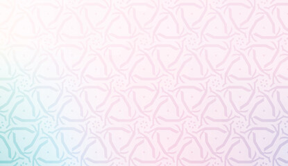 Modern pattern with curved line. Triangles, line, geometric elements. Vector illustration. Design for flyer, wallpaper, presentation, paper. Gradient color