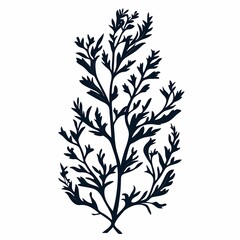 Eco-Friendly Botanical Leaf Illustration &ndash; Minimalist Vector Art for Nature-Inspired Home D&eacute;cor