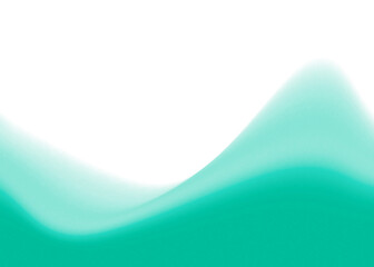 Obraz premium Abstract background gradient green teal wave pattern wavy copy white space. Illustration design backdrop product element web page book poster postcard.