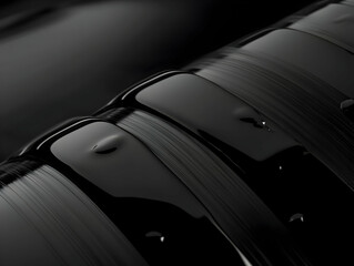 Fototapeta premium Extreme Close Up Of Vinyl Record Grooves