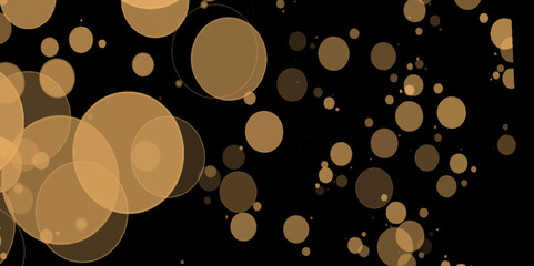 Multicolor bokeh, raining light, blurry lights, blurry background, rainbow confettis on a black background, Gold glitter confetti, great design for any purpose. Yellow glitter boke backgrParty decor. 