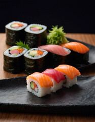 Delicious Sushi: Traditional Japanese Cuisine with Fresh Ingredients
