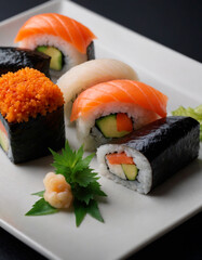 Delicious Sushi: Traditional Japanese Cuisine with Fresh Ingredients