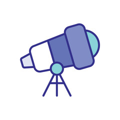 Astronomy icon vector stock illustration