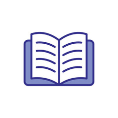 Reading icon vector stock illustration