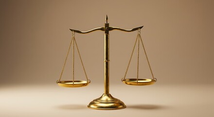 Golden Scales of Justice: A Classic Still Life