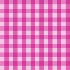Vector pink seamless pattern. Gingham pattern illustration 