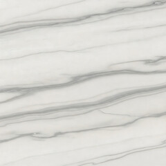 Obraz premium A bright white surface features flowing, horizontal light gray veining