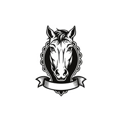 Horse head Vector. Horse icon. Horse symbol. Horse Logo. 