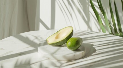 Avocado lime still life fresh produce photography