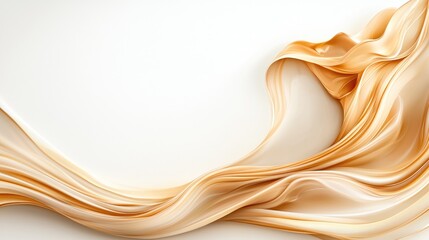 Elegant golden fabric drape luxurious texture background for design projects