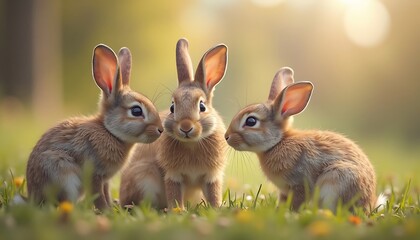 Fototapeta premium Real Life Rabbit – Soft and Natural Closeup