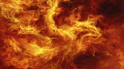 Fototapeta premium Fiery, bright flame; a bold visual representation of chance and destiny - fiery smoke bright