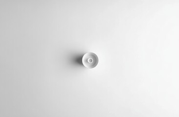 Simple white round object