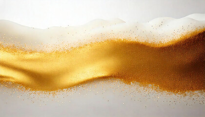 金と白のテクスチャー素材。Gold and white texture material.