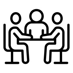 meeting Line Icon