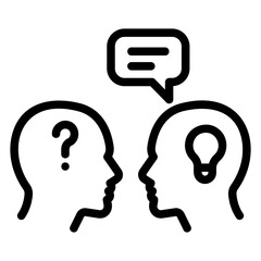 mentorship Line Icon