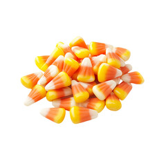 Fototapeta premium Mixed Corn Ears on White Background