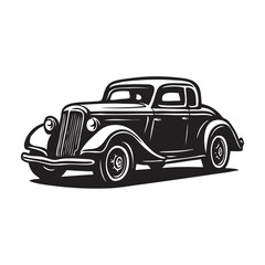 retro car vector