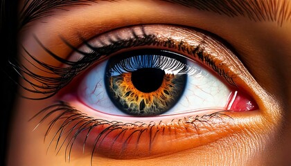 generate ai close up an eyes